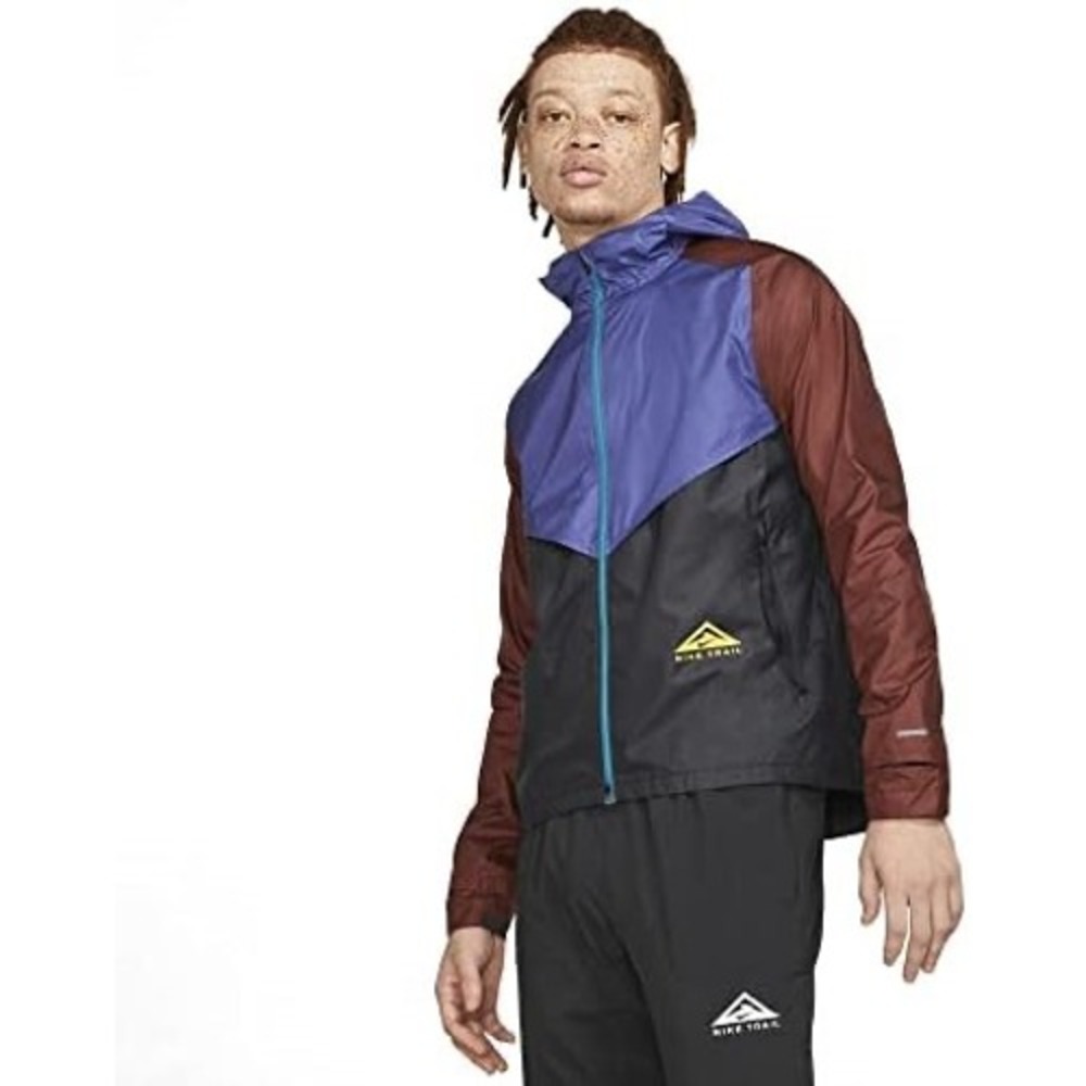 Nike Shield StormFIT Windrunner Trail Running Jacket Men S Hood Mittens Gorpcore